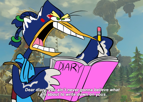 Porn Pics janeykara:  how i imagined revali writing