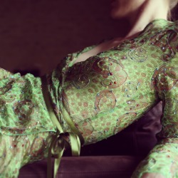 ktjanewood:  Green Dress, Self-Portrait