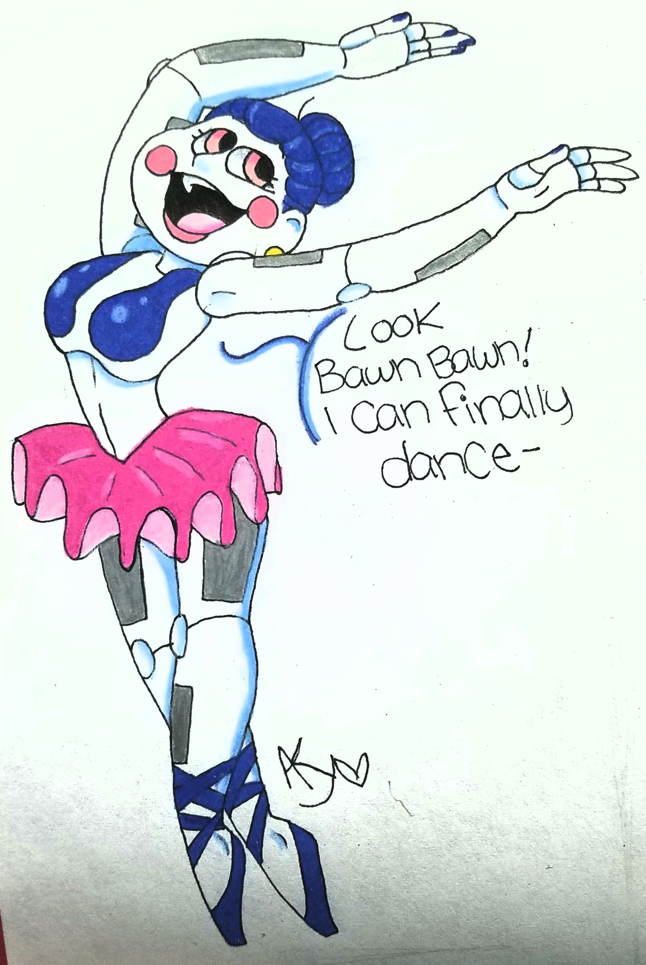 🎀Stay snazzy🎀 — When ballora and funtime Freddy switch bodies, eh...