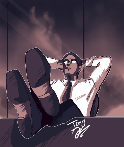 icecry: I don’t always draw Charles Ofdensen…But when I do?I draw him like a boss.Hope 