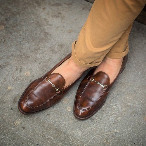 Style is Easy when you have Great Shoes! . . The Pike in Copper Museum Calf currently at $300.. . 