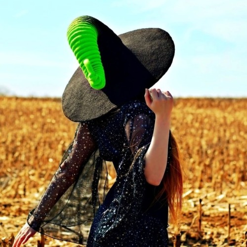 systlin: thebibliosphere: narpas: sogeeky: sosuperawesome: Felt Witch Hats Felt Wicked Art on Etsy S