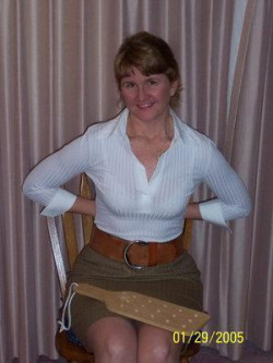 Spankymurphy:  Spankedbywomen:  Super Cute; Nice Leather Belt Tooâ€¦  I Like