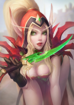 ambrosine92:  Valeera SanguinarSaw this art