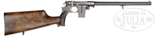 Scarce Bergmann Model 1897 carbine.Estimated Value: $20,000 - $40,000