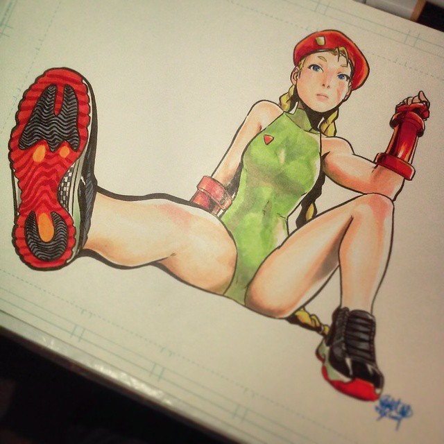 artbychamba:  #Cammy of #StreetFighter at @udonent booth 3808 at #PAX #PAXprime #CAPCOM.