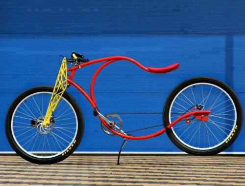 thebicycletree: #vintage #lowbike #lowbicycle #fatbike #fatbicycle #custom #rastabike #chopper #bik