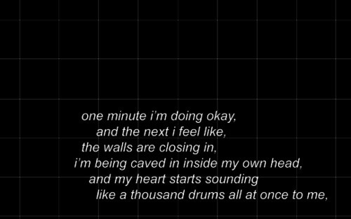 you were the only thing thats keeping me alive