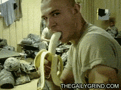 hothunksbubblebutts:  HOT SOLDIERS DEEP-THROATING BANANAS SEEMS TO BE A THING NOW (VIDEO)