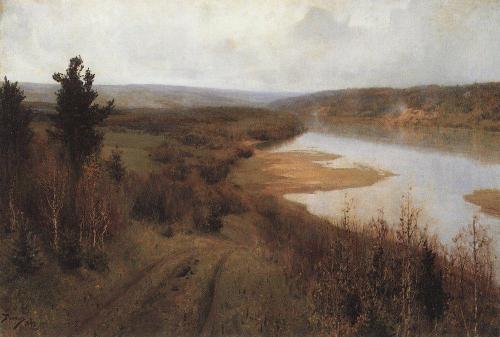 Getting cold. Autumn on the Oka River near Tarusa., 1893, Vasily Polenov