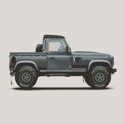 megadeluxe:  Via @mallelondon Flying Huntsman 105 Pick Up ~ Land Rover.  by theartofloving_7 http://ift.tt/1IWsxgP