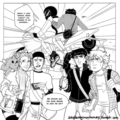 askolderdigimontamers: “You just invited us to your world… Do you really want to get ri