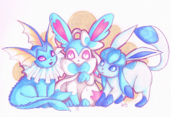 little-amb:   Blue, blue, blue~ ♫(the sizing is awful, so I added a cropped version///) 