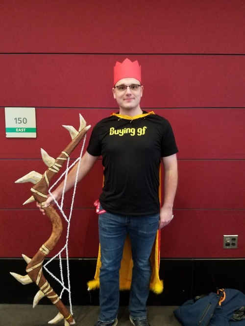 An amusing Runescape cosplayer at PAX. I got way too excited when I spotted this guy.