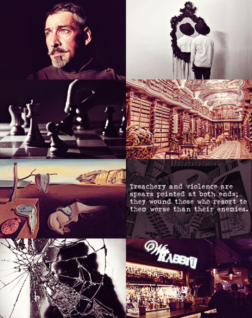 thewivesofriversong:Doctor Who aesthetics♝Braxiatel{requested by colinbakerstreet}And the devil hath