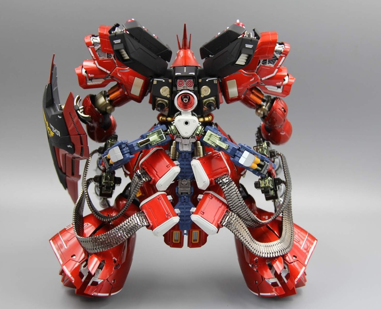 gunjap:  Amazing MG Sazabi Ver.Ka Heavy Weapons Custom: Latest Work by 屹立不倒