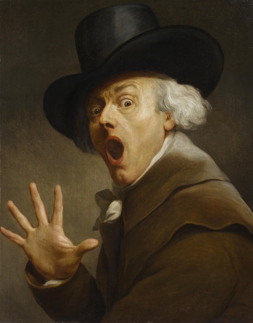 La Surprise en terreur (Self-Portrait)Joseph Ducreux (French; 1735–1802)1790Nationalmuseum, Stockhol
