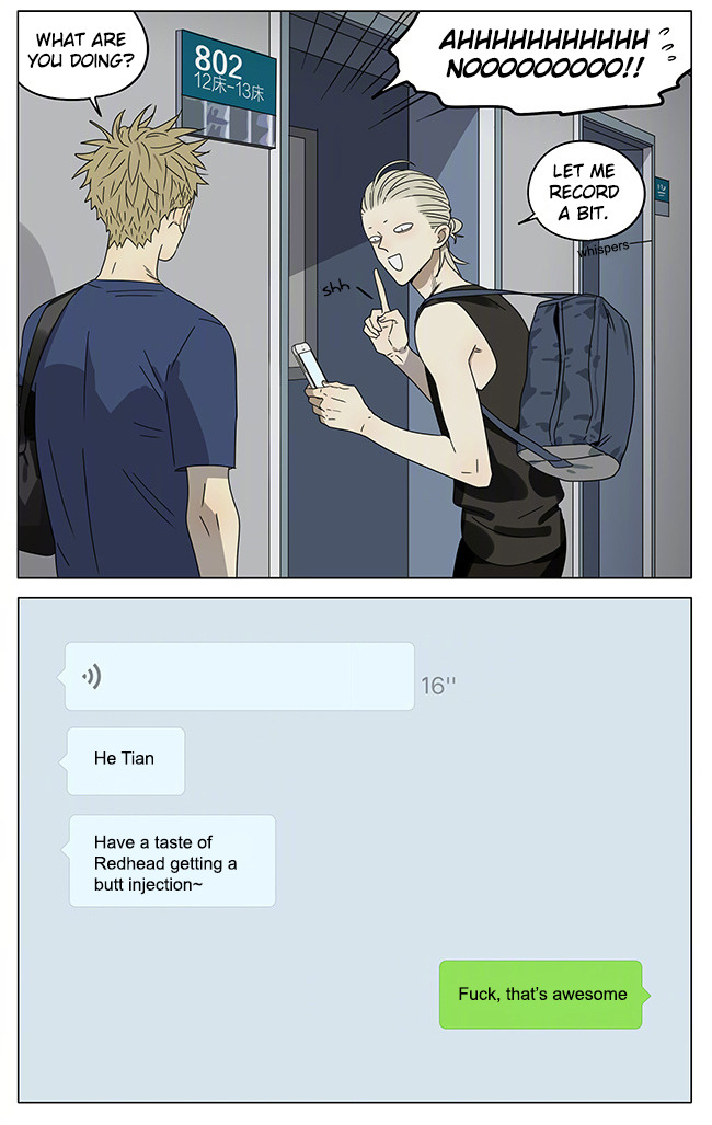 Old Xian update of [19 Days] translated by Yaoi-BLCD. Join us on the yaoi-blcd scanlation