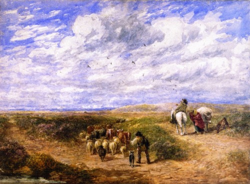 Keep the Left Road, 1854, David Cox