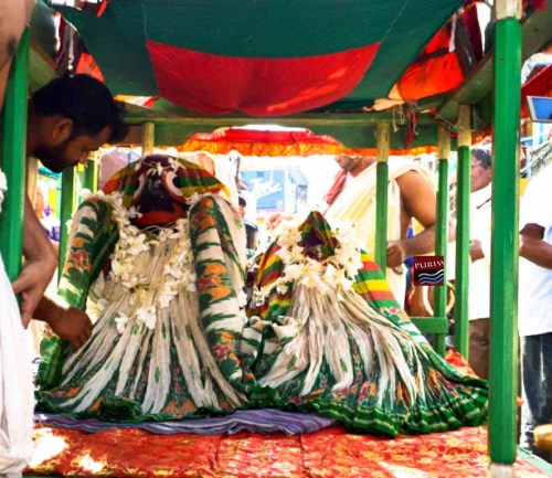 arjuna-vallabha: Durga Madhav puja at Puri, Odisha. The unique tradition of Durga with Jagannatha ( 