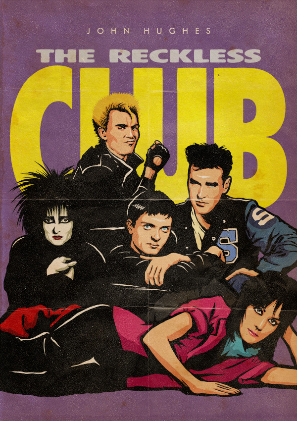 lowkeloki:  The Breakfast Club re-imagined by Brazilian artist Butcher Billy. [http://society6.com/ButcherBilly]