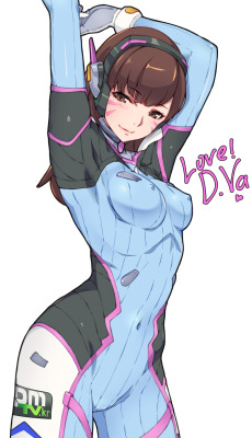 fileth-fileth:  「LOVE!! D.Va」/「由衣.H@」のイラスト