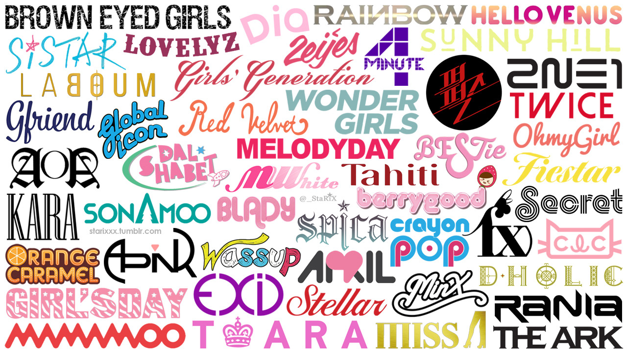 StaRix 2000 2015 Logos Of 50 Active Kpop Girl Groups starix-2000-2015-logos-of-50-active-kpop-girl-groups