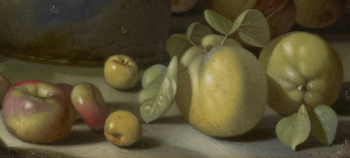 Luca Forte, Still Life with Grapes and other Fruit, 1610/1615. Oil on copper. Via Getty