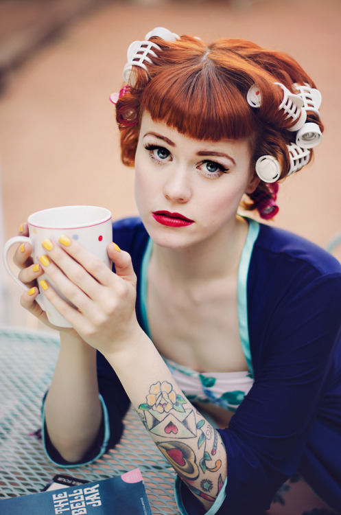darladoherty:  Some more!  Photography by http://www.gowestphoto.com/ Model and HMUA: Darla Doherty 