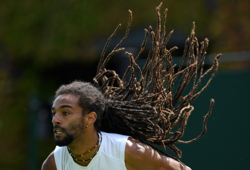 highkeygay:dustin brownwimbledon 2016, day 2