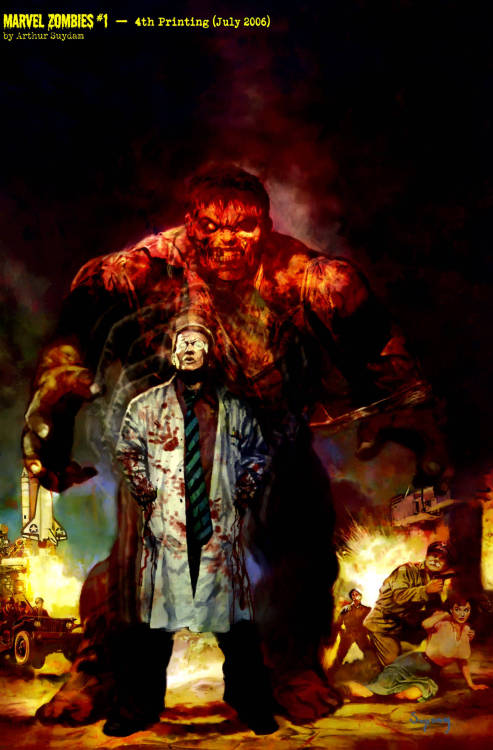 brianmichaelbendis:  Arthur Suydam zombifies Marvel’s most iconic covers