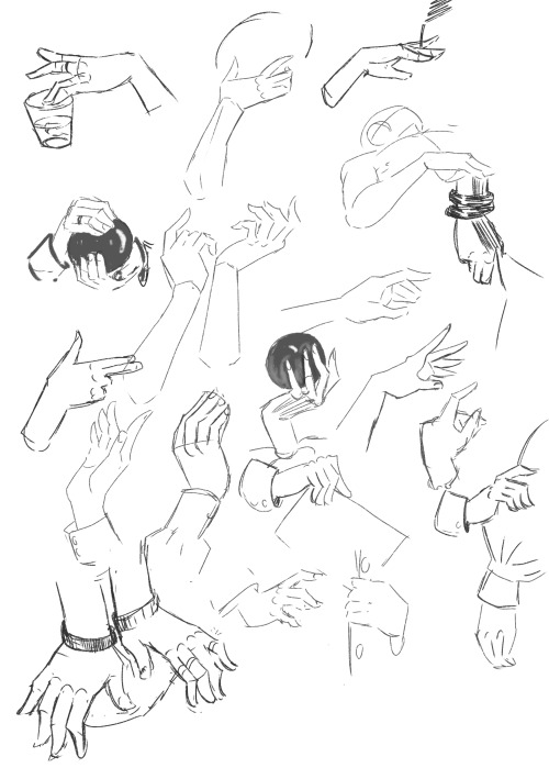 Quick hand studies