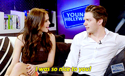 cantbringthisdown:  Zoey &amp; Dom bickering: Young Hollywood interview [x]