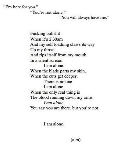 blanca-nievess:  where are you when i need you the most..
