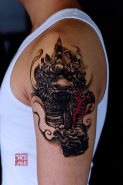 tattootemple:  Reptilian - artwork and tattoo