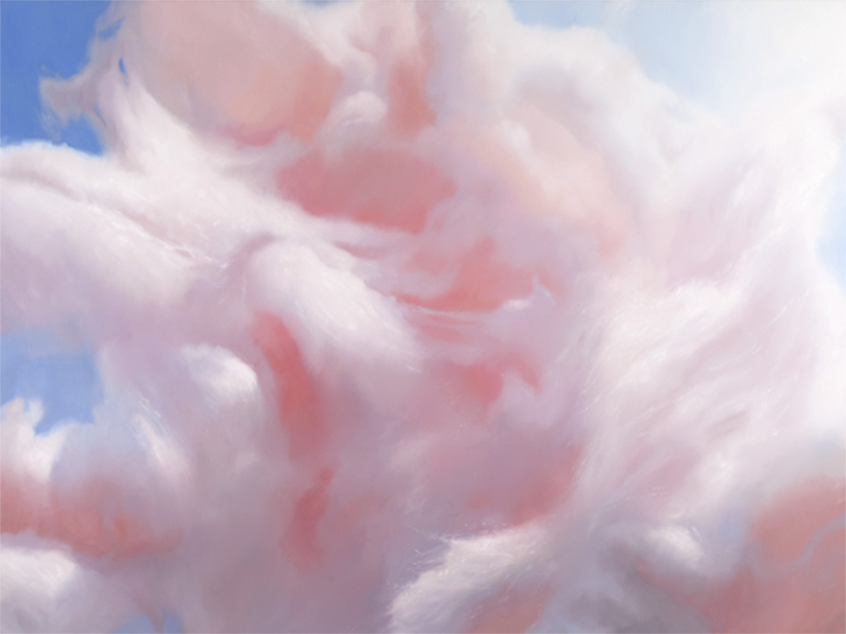 Candy Cloud, Will Cotton, 2012, oil on linen, 72 x 96 inches 