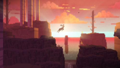 amarilloo:caseylalonde:ponderpretties:“The Deer God is a breathtaking 3d pixel art game that will ch