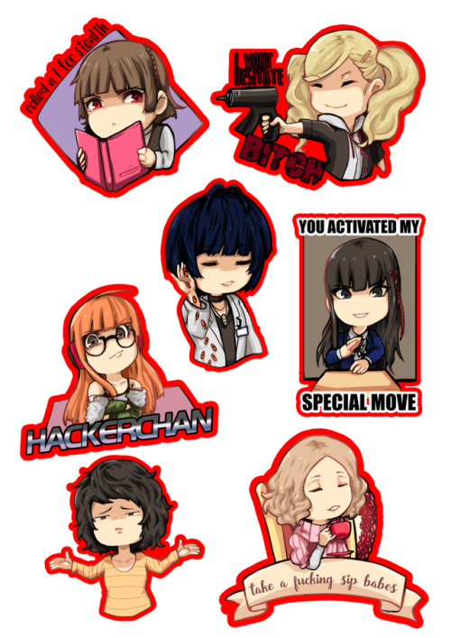 bosshuton:SO WELL I recently have been working on my first merchandise which will be Persona 5 stick