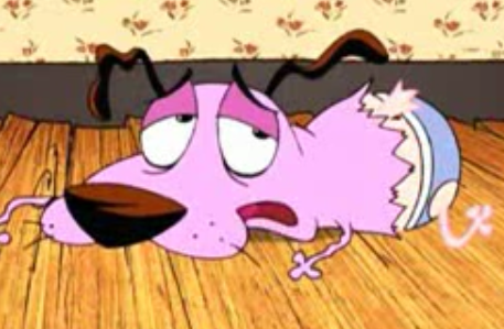 Another Courage post sent in by my good friend @eyeofhades In the episode Le Quack: