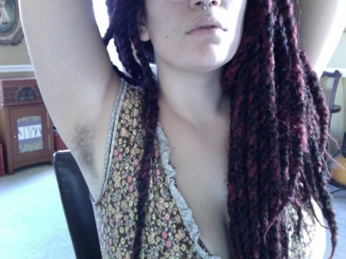 puta-del-infierno:  i’m running a fever and i’m very sweaty and i’m on my period i feel disgusting and i kind of like it 