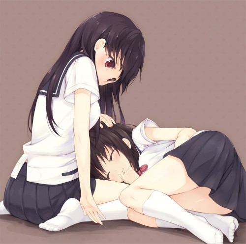【二次・ZIP】カワイイ女の子に膝枕して貰って非常に羨ましい画像