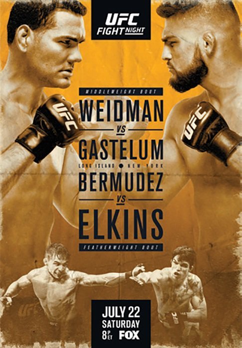 UFC on FOX 25: Chris Weidman vs. Kelvin Gastelum is LIVE