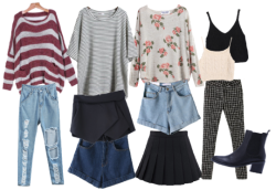 intractably:Hey guys! All of these cute clothes are from my favorite online store called Sheinside! They have the cheapest prices I’ve ever seen plus they ship worldwide!Here are links to all the items in the picture:TOP [ 1 | 2 | 3 | 4 | 5 ]BOTTOM