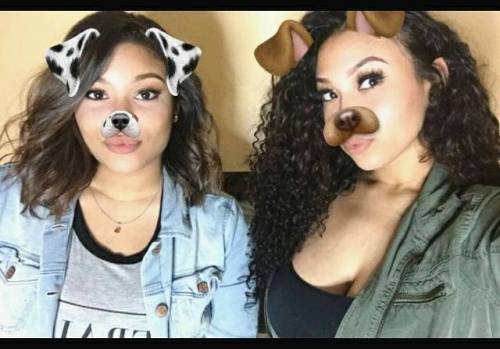 Curls for the girls!! #Sisters #Mixed #FollowBack @cremedelasoul.tumblr.com
