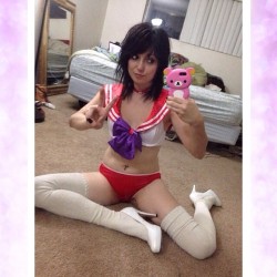 morettaxxx:  Fighting evil by moonlight, winning love by daylight 💖⭐️🌙 #sailormars #cosplay #sailormoon 