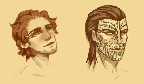 Just trying different brushes, fleet commander’s tattoos and Conner’s naut look (It&rsqu