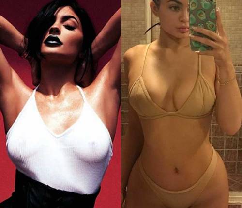 starprivate:  Kylie Jenner performs boobage stunts all day long  Because her boobs really never sleep.