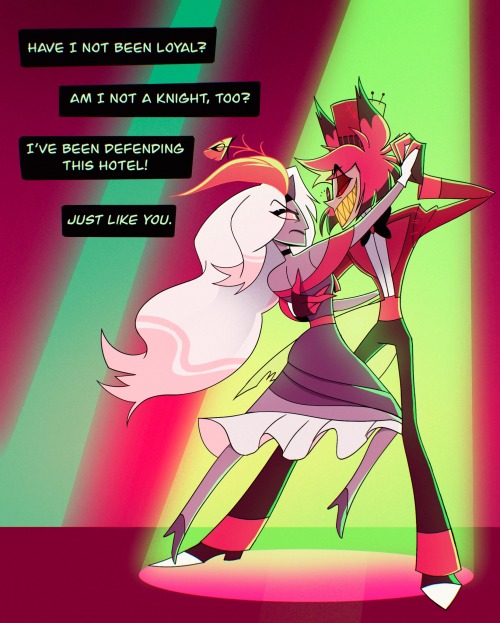 I Want Vaggie To Confront Alastors Manipulative Ass About Charlies Deal And I Hope Its A Musical Number