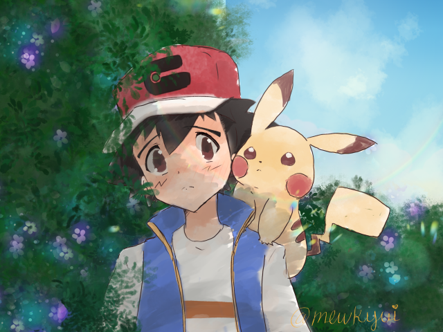 mewkyui:Thank you Ash and Pikachu.