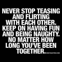 sexualwoman1971: curiouscouple4542:  That’s right babe..😚   Almost 28 years together @horny1972 and we are still flirting and  being naughty ^^ 💕